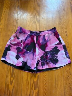 Askari Purple Floral Shorts